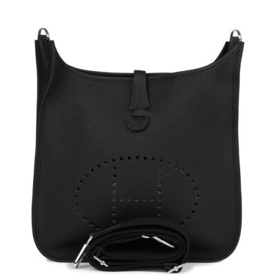 Hermès Evelyne III PM Black Clemence