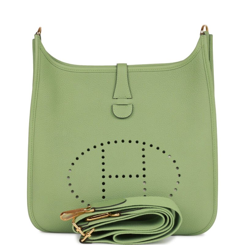 Hermès Evelyne 33 Apple Green Clemence
