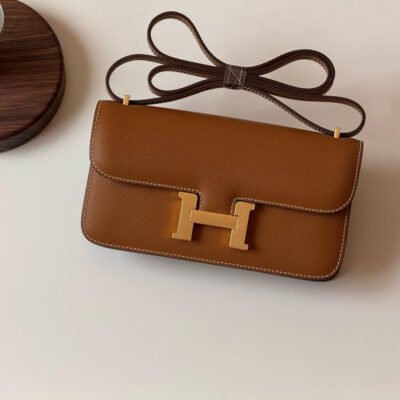 Hermès Constance 18 Bag in Gold Epsom Leather