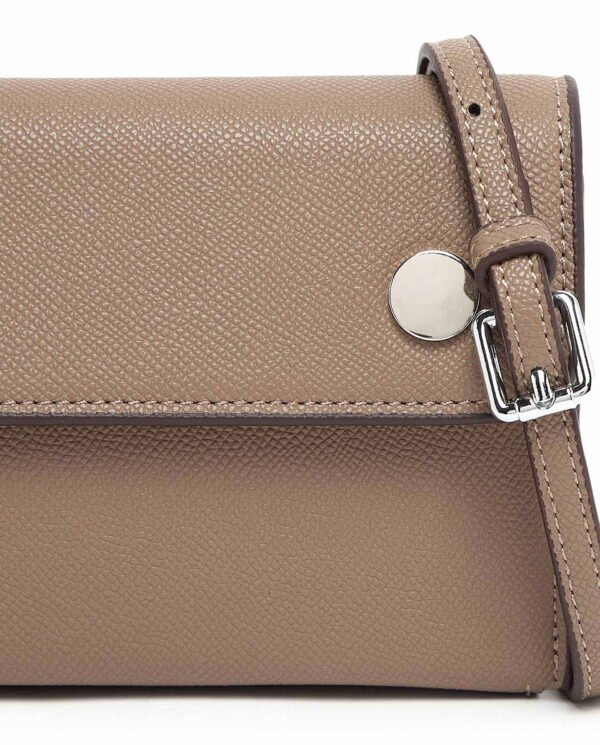 Taupe Mini Crossbody Bag - Image 4