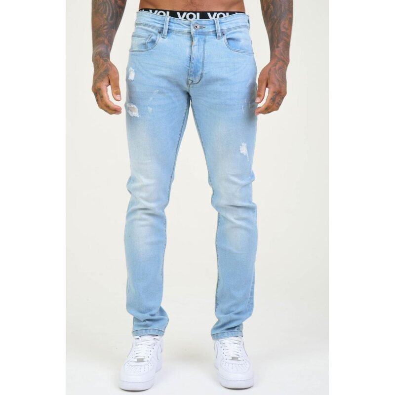 Belmont Tapered Jeans - Ice Blue