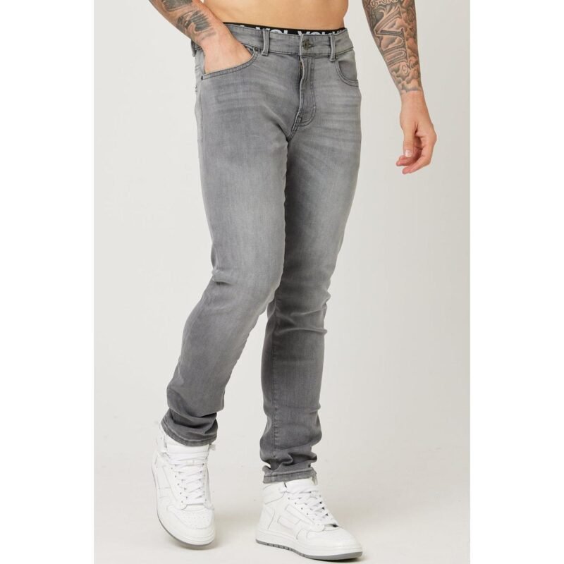 Monthope Taper Fit Jeans - Grey