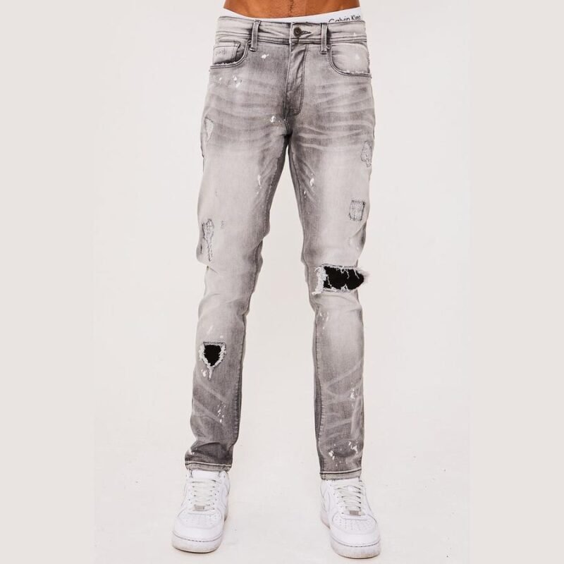 Harrow Taper Fit Jeans - Grey