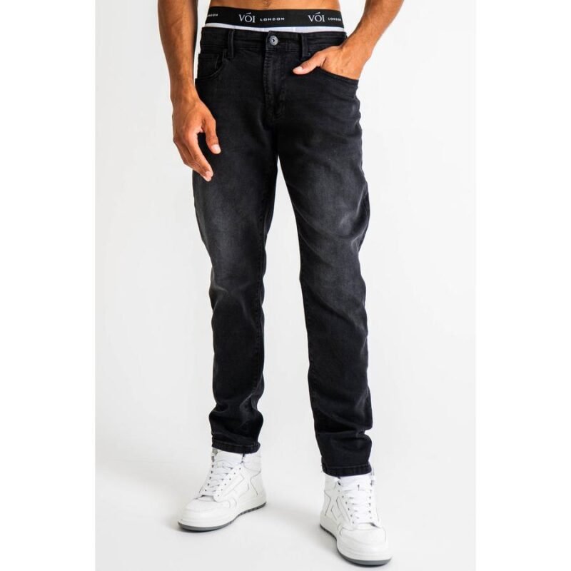 Hamilton Taper Fit Jeans - Black