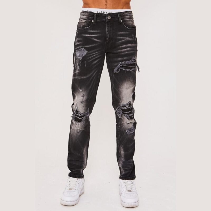 Holborn Taper Fit Jeans - Black