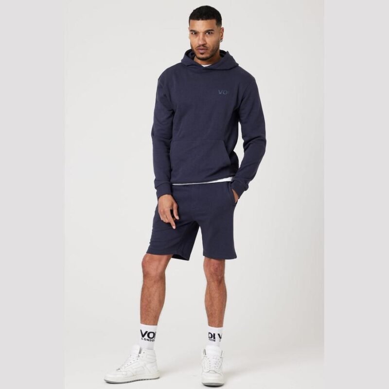 Cottenham Hoodie, T-Shirt & Shorts Set - Navy