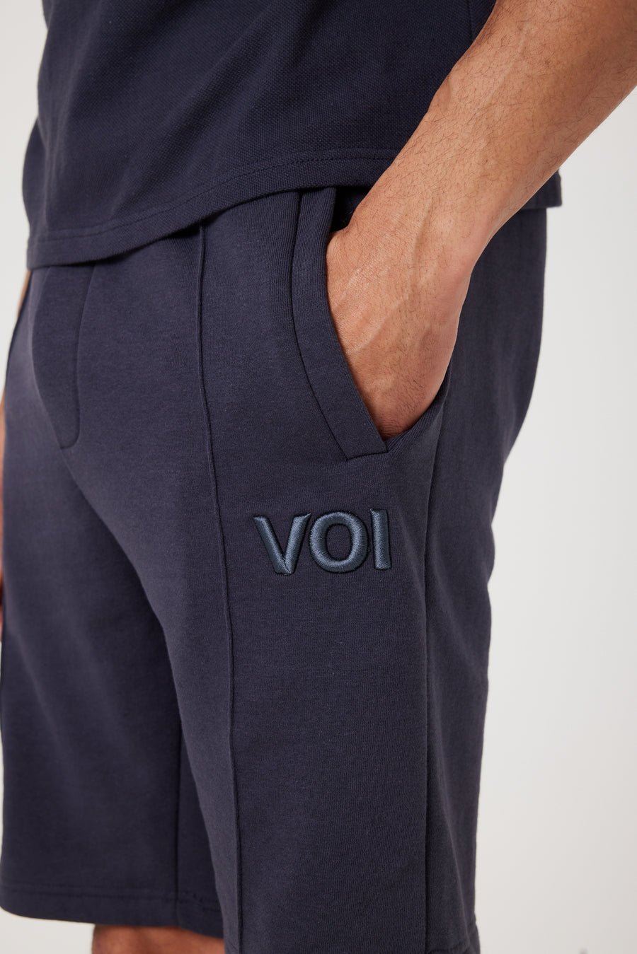 Buxton Street Polo & Shorts Set - Navy - Image 5