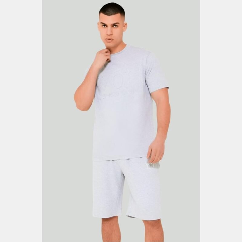 Langdon T-Shirt & Shorts Set - Grey
