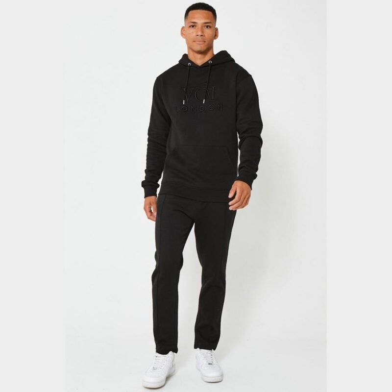 Holloway Road Hoodie & Jogger Set - Black