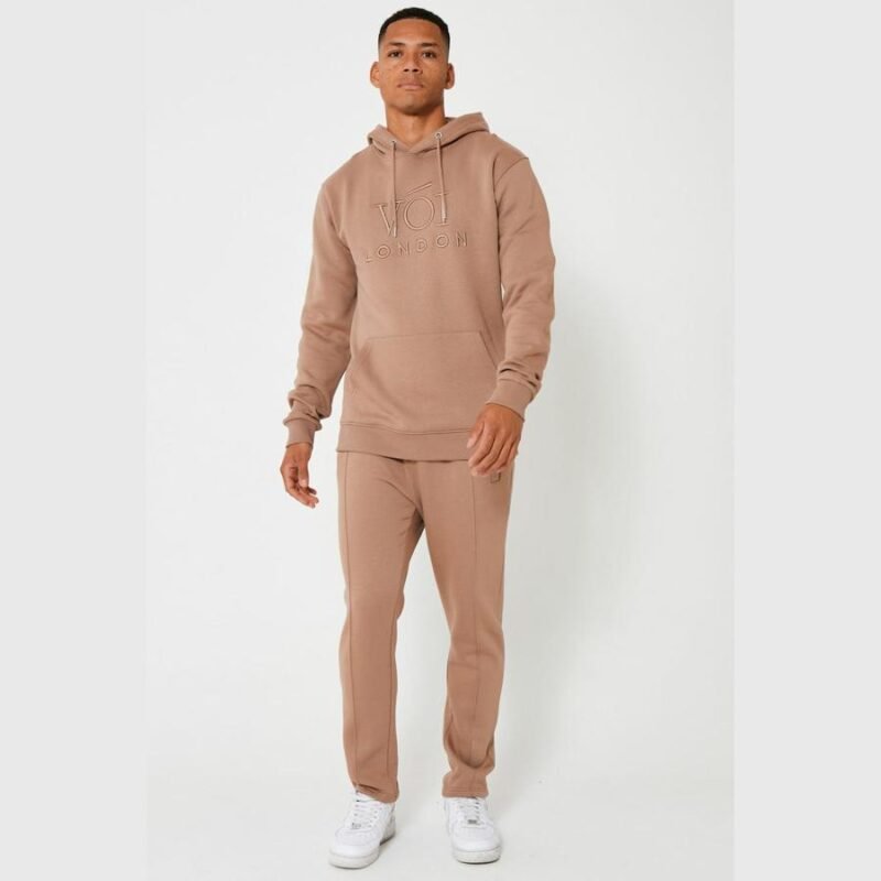 Holloway Road Hoodie & Jogger Set - Brown