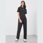 Flower Embroidery Top and Joggers