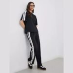 Side Striped Panel Regular T-Shirt and Joggers